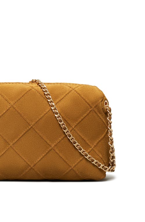Tory Burch Fleming Soft Suede Crossbody Bag In Brown