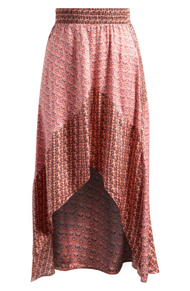 maje Jivio Asymmetric Skirt, Alternate, color, Patch Fleur