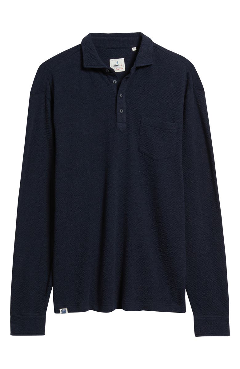 johnnie-O Alwin Long Sleeve Polo, Alternate, color, Navy