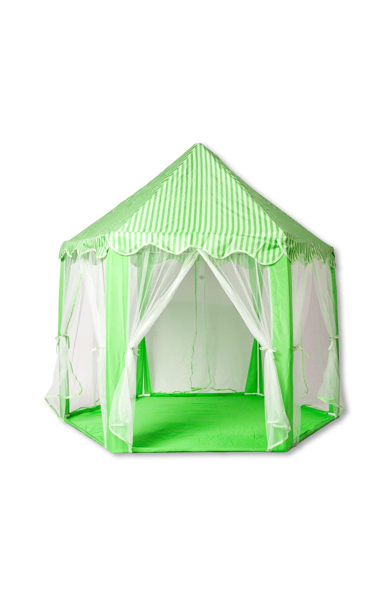 Toynk Green Hexagon Fantasy Castle Play Tent | 53 x 47 x 55 Inches, Main, color, Green