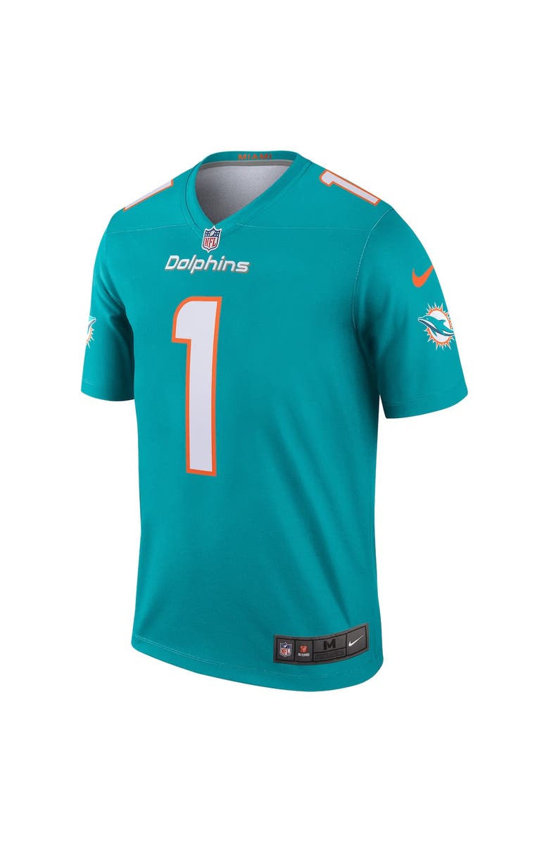 Nike Men's Nike Tua Tagovailoa Aqua Miami Dolphins Legend Jersey, Alternate, color, Aqua