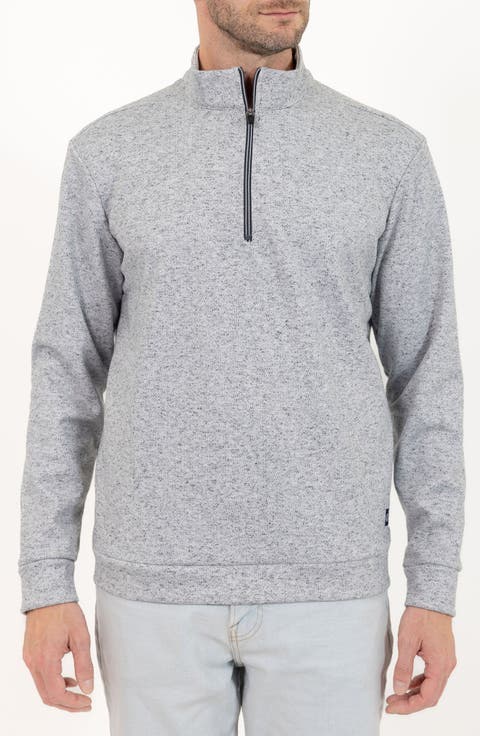 Casual Quarter Zip Pullover Sweater