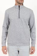 PINO BY PINOPORTE Casual Quarter Zip Pullover Sweater