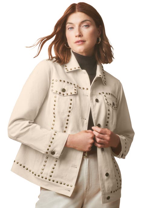 Classic Cotton Denim Jacket (Plus Available)