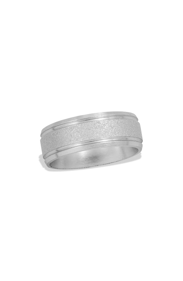 SAVVY CIE JEWELS Sandblast Band Ring, Main, color, 