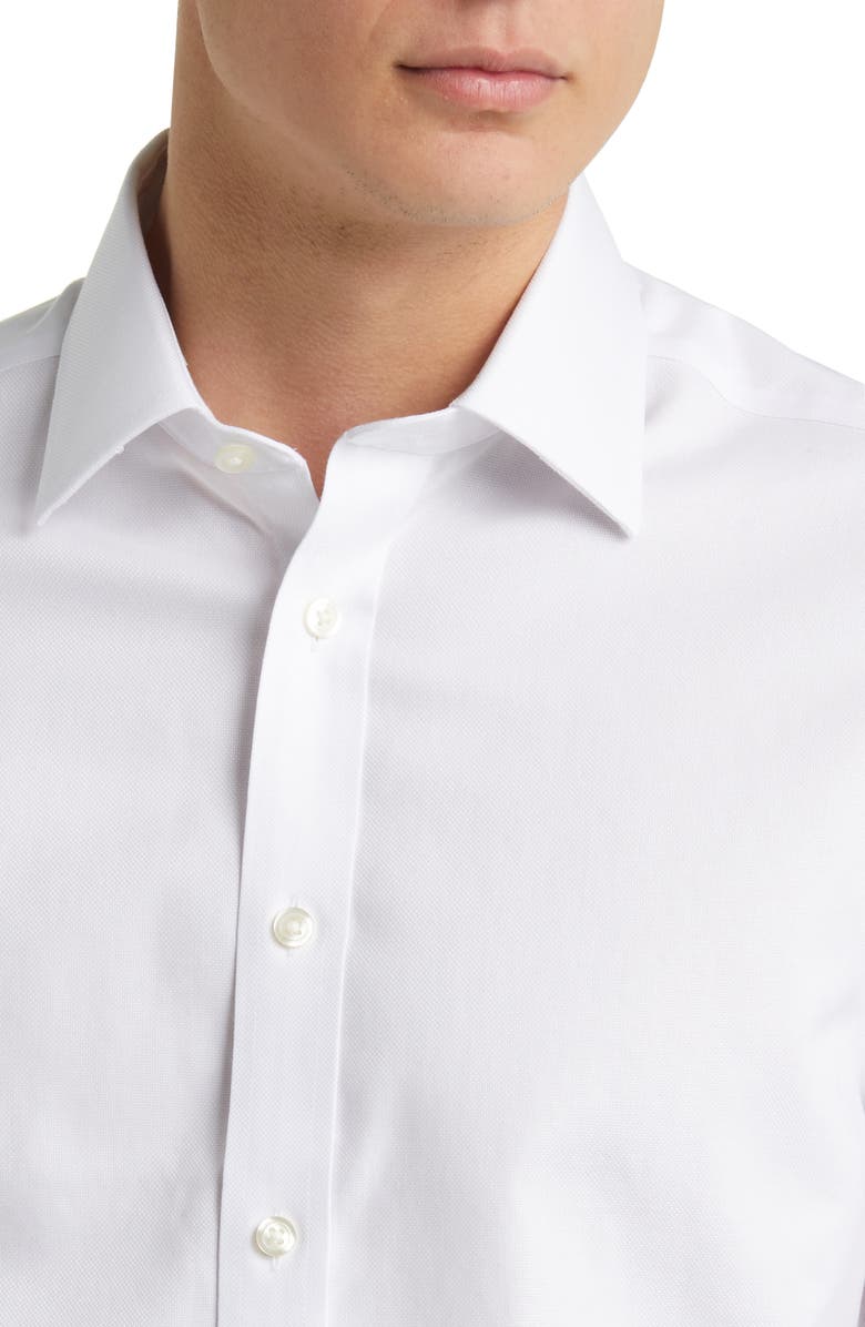 Charles Tyrwhitt Slim Fit Non-Iron Solid Royal Oxford Dress Shirt, Alternate, color, 