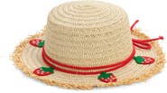 Piper & Jax Kids' Strawberry Straw Hat