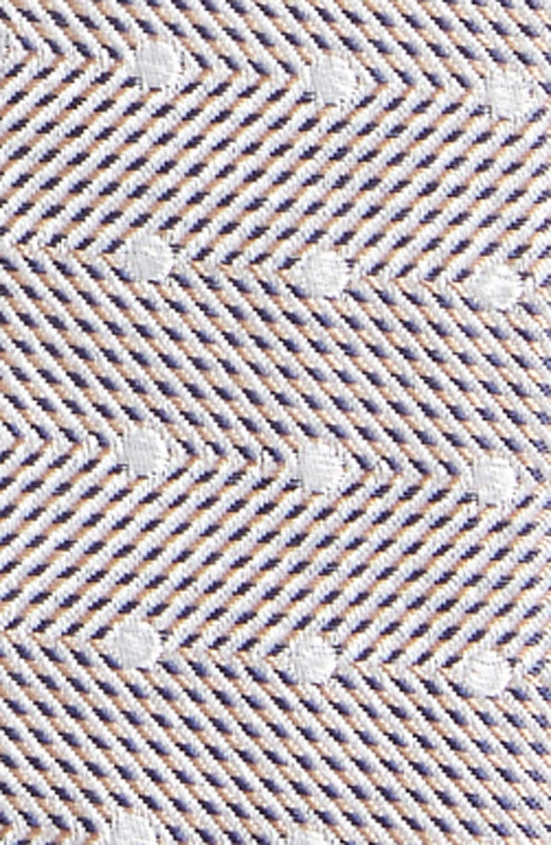 CLIFTON WILSON Grey Polka Dot Silk Suspenders, Alternate, color, Grey