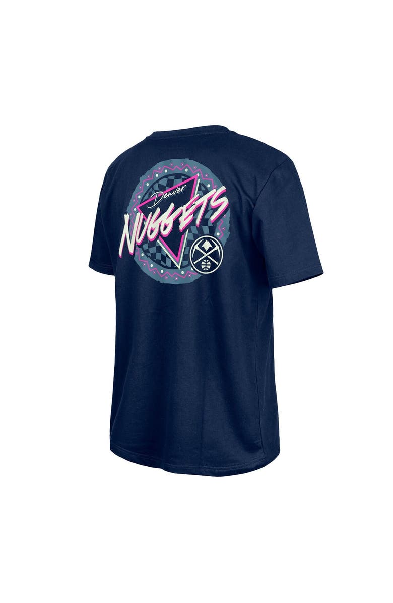 New Era Navy Denver Nuggets Glow-in-the-Dark T-Shirt, Alternate, color, 