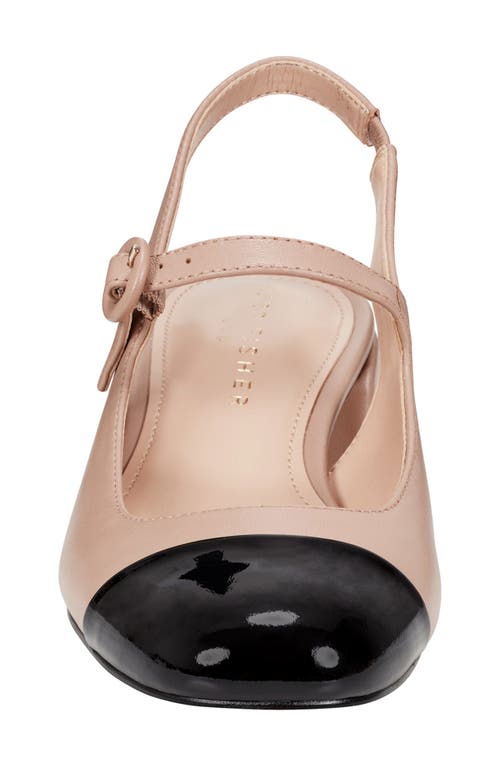 Marc Fisher Ltd Martie Slingback Mary Jane Pump In Medium Natural