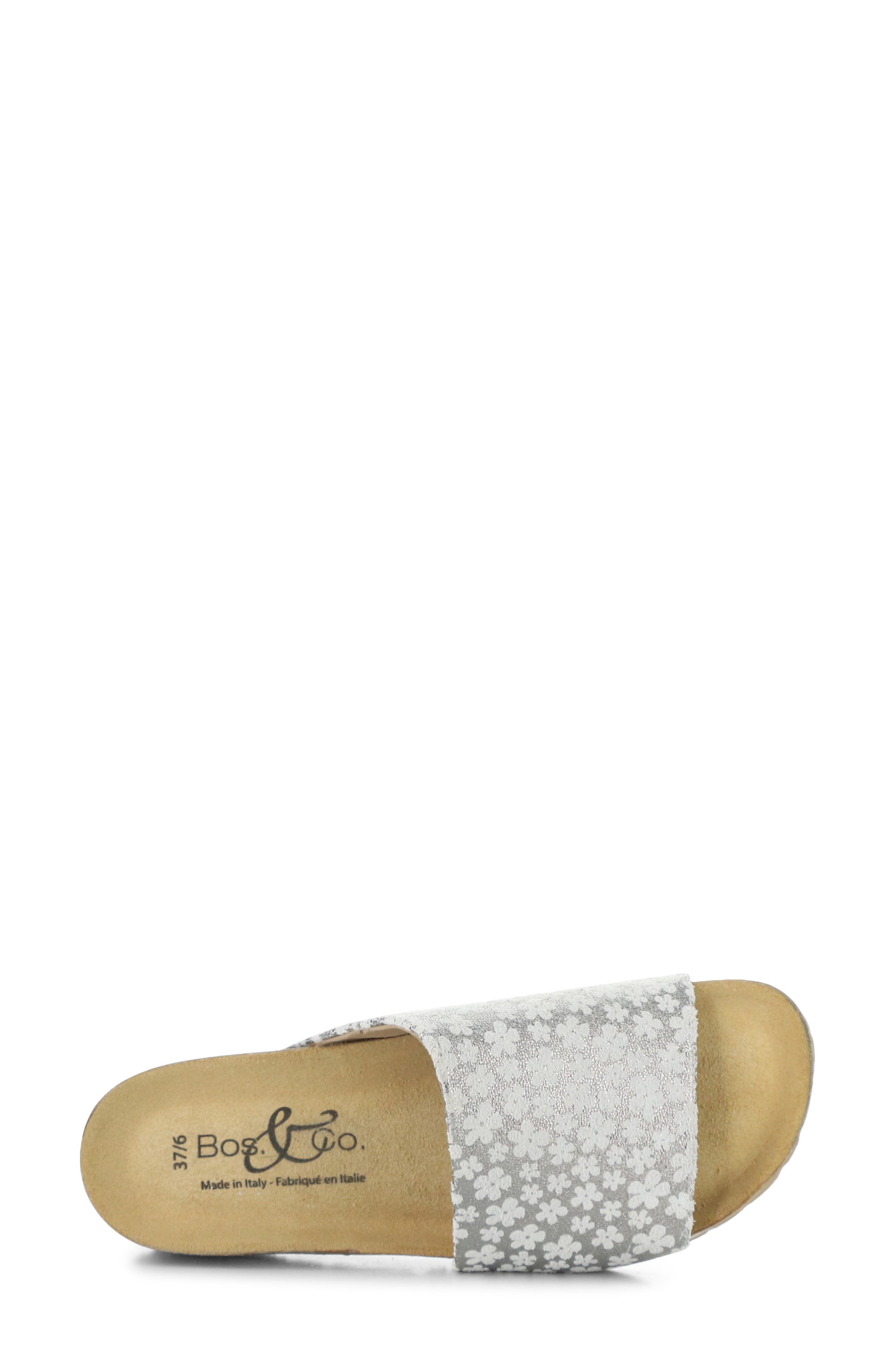 Lux Slide Sandal, Alternate, color, SILVER/ WHITE