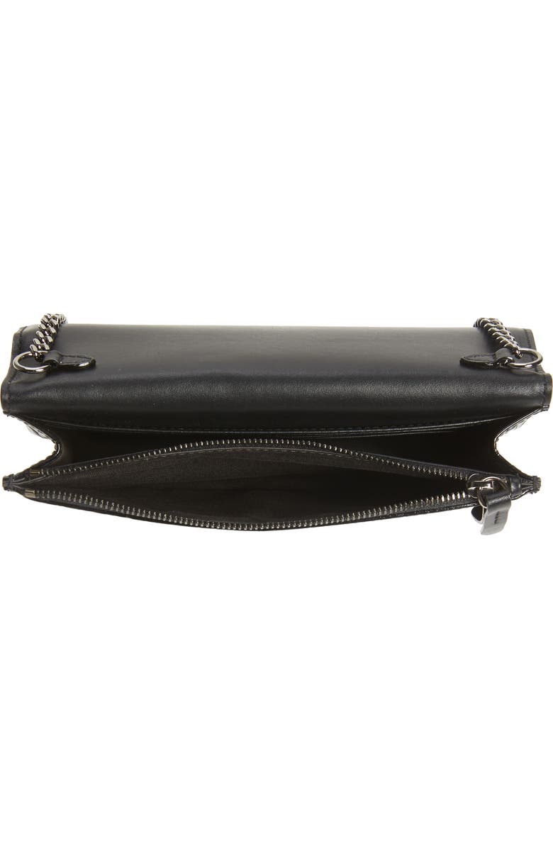 Jimmy Choo Palace Croc Embossed Leather Clutch, Alternate, color,