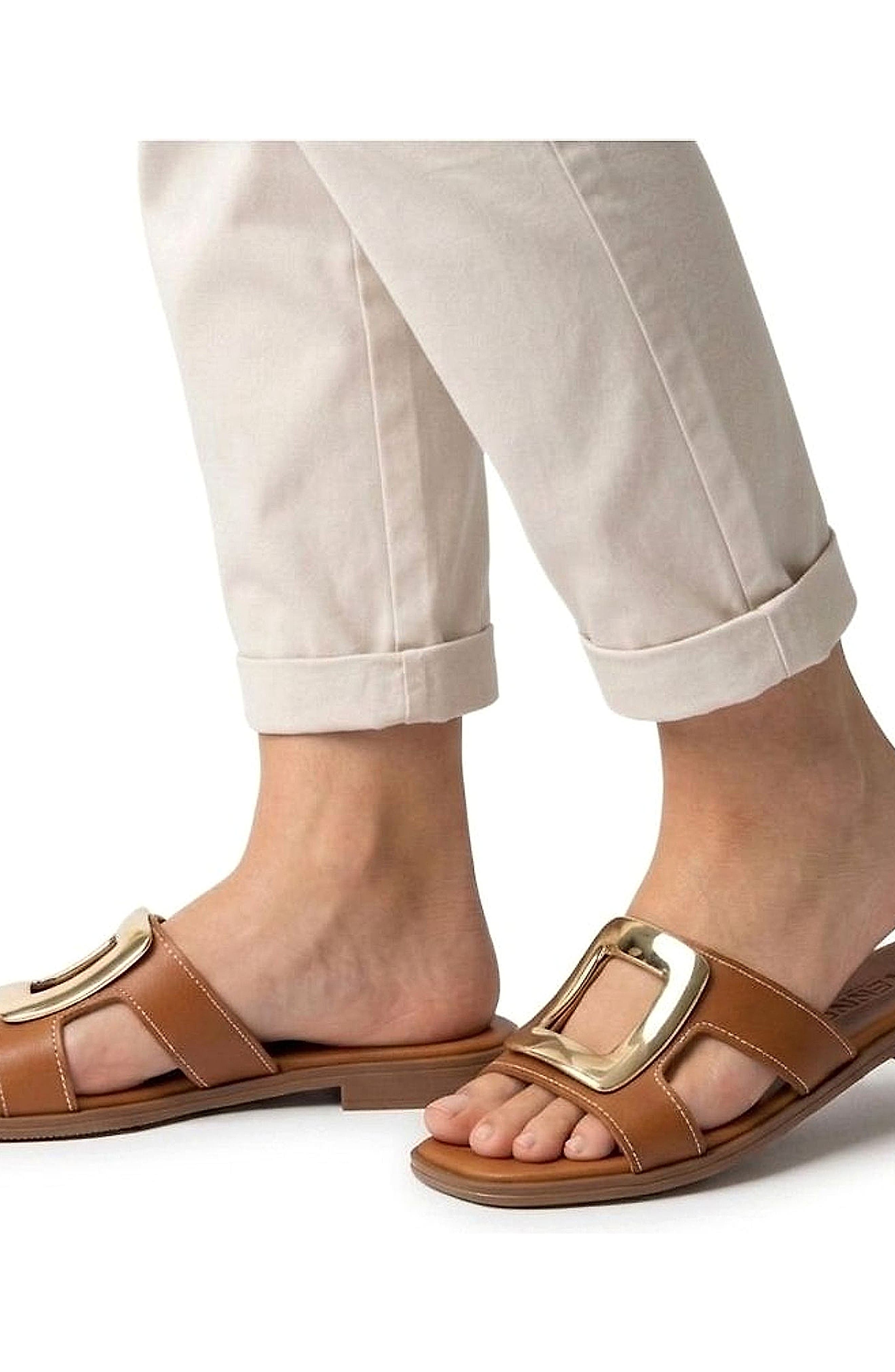 Brisa Flat Sandal, Alternate, color, Tan