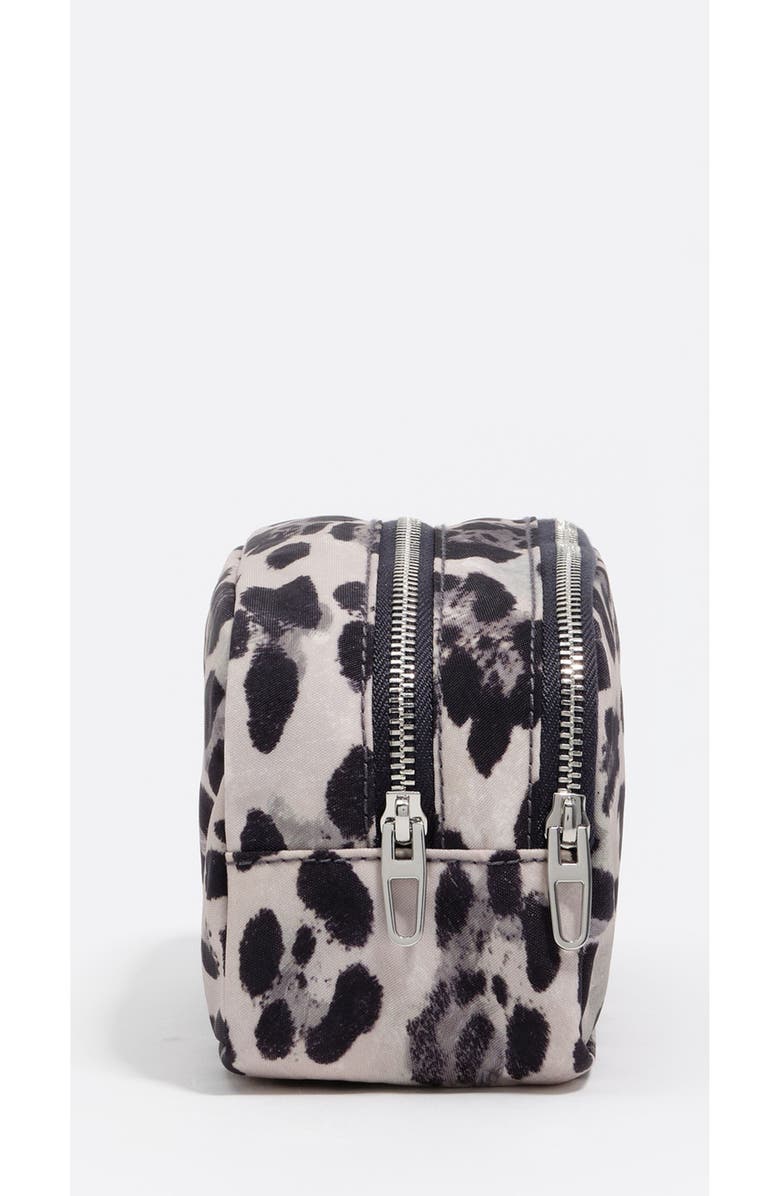 Bimba y Lola Nylon Double Make-Up Case, Alternate, color, Leopard Grey