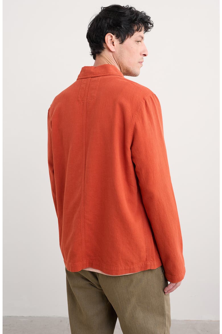 Well Wright Organic Cotton & Linen Shirt Jacket, Alternate, color, JASPER