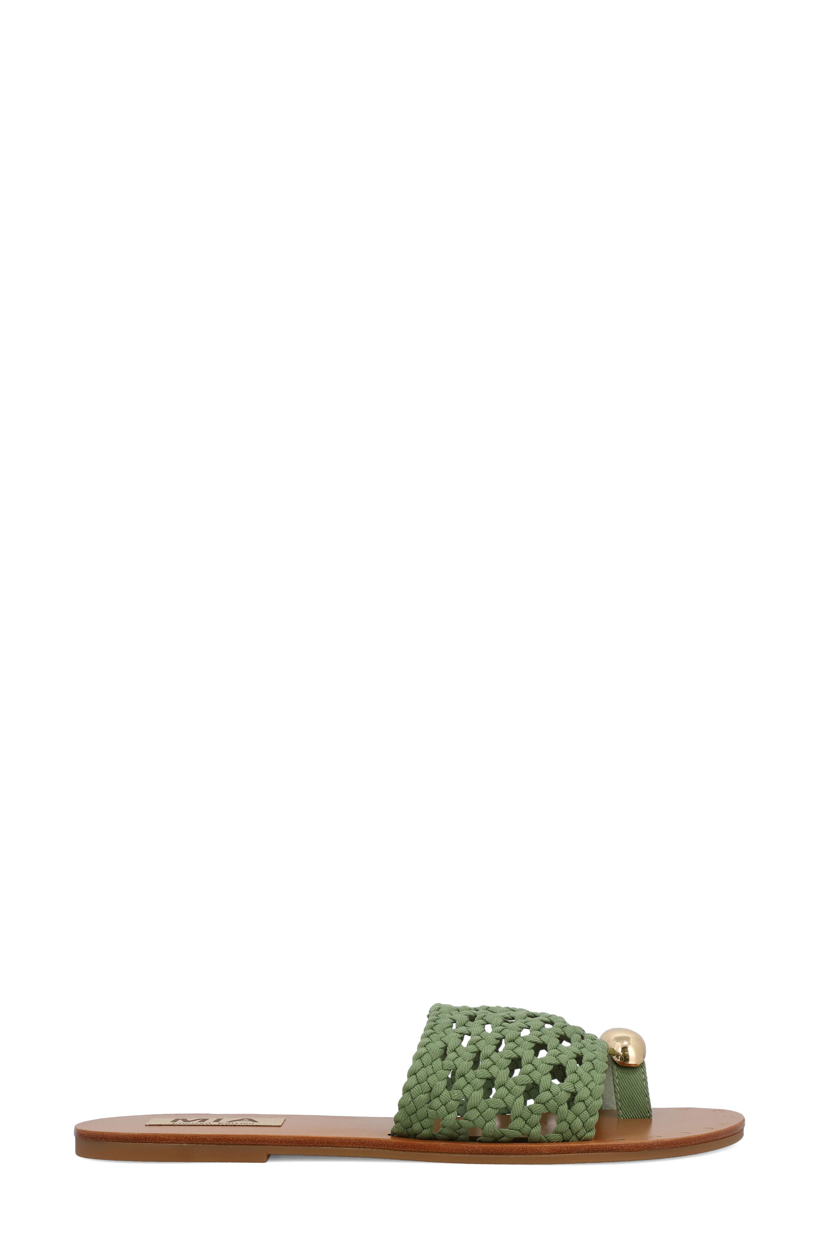Tiva Slide Sandal, Alternate, color, MINT WOVEN