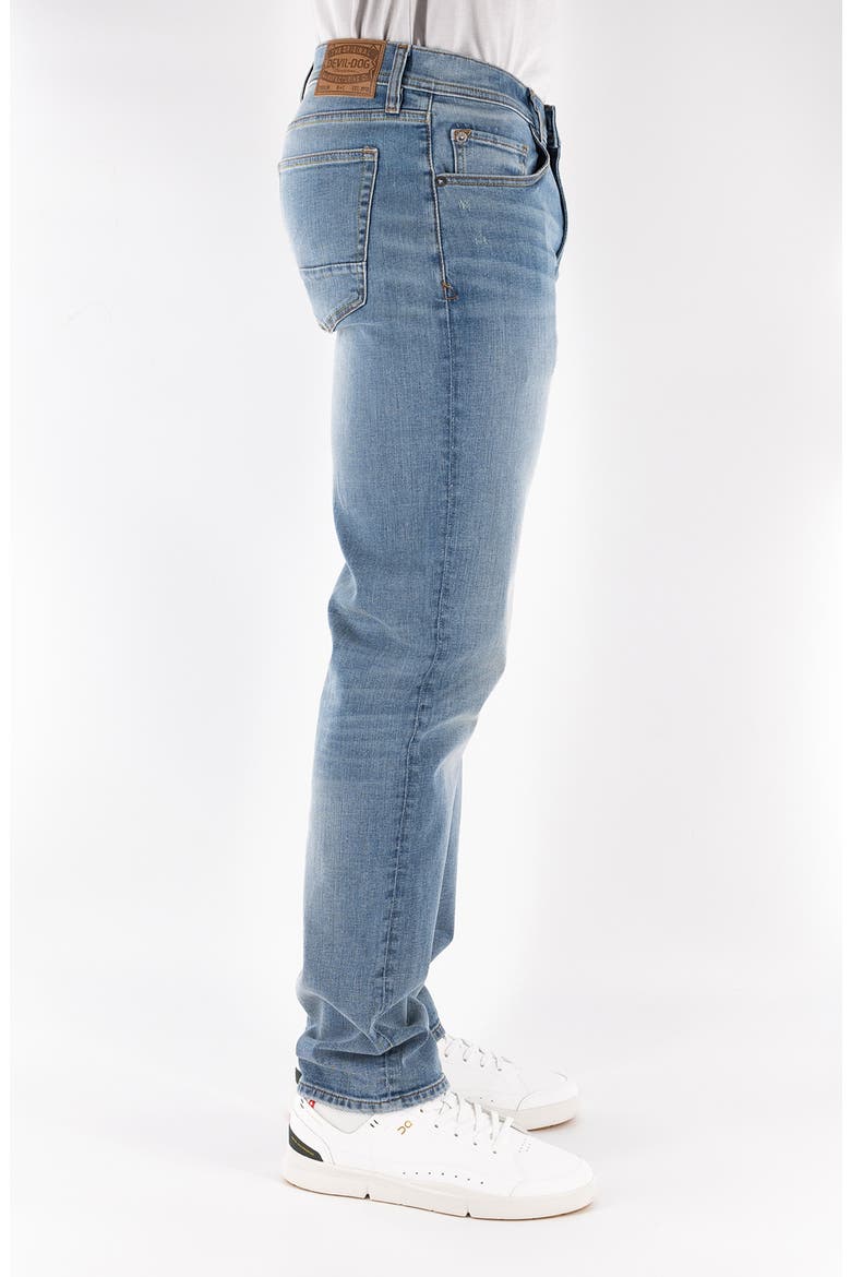 Slim Straight Fit Jeans, Alternate, color, SPRUCE PINE