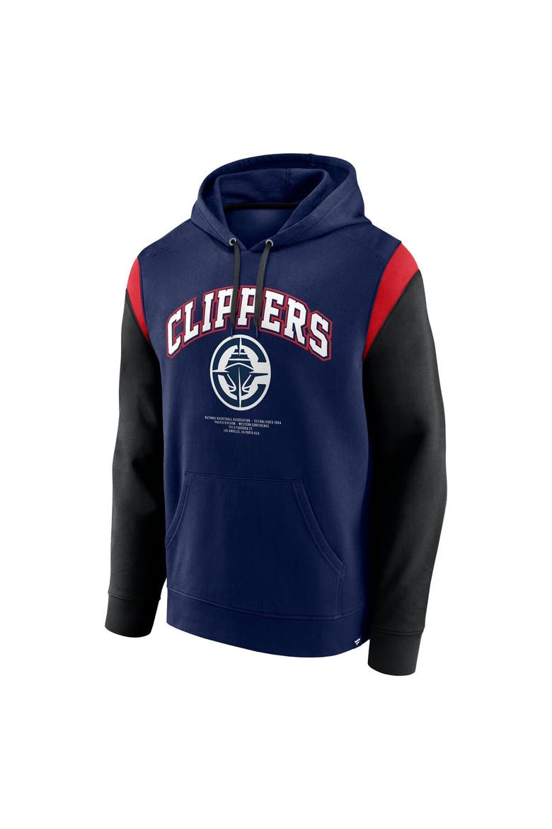 Men's Fanatics Navy LA Clippers Scorer Pullover Hoodie, Alternate, color, Navy