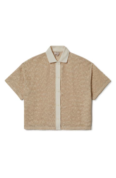 Mesh Camp Shirt