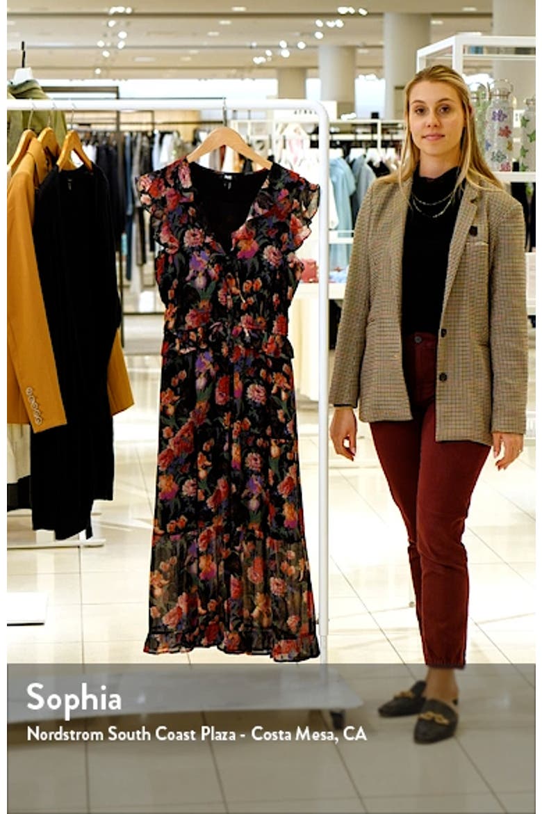 Paradis Ruffle Silk Midi Dress video