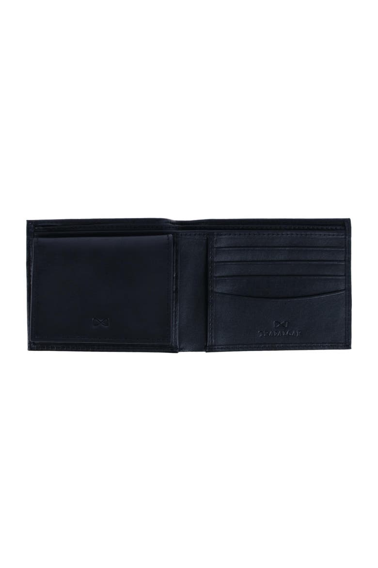 Orion Leather 8-Slot Bi-Fold Wallet with Removable ID Card Case, Alternate, color, Black