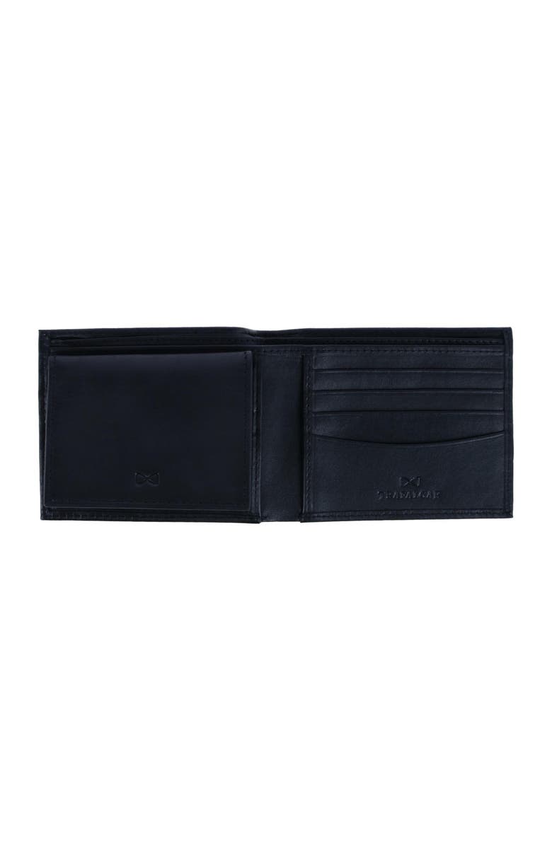 Trafalgar Orion Leather 8-Slot Bi-Fold Wallet with Removable ID Card Case, Alternate, color, Black
