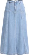 Bayeas Denim Maxi Skirt