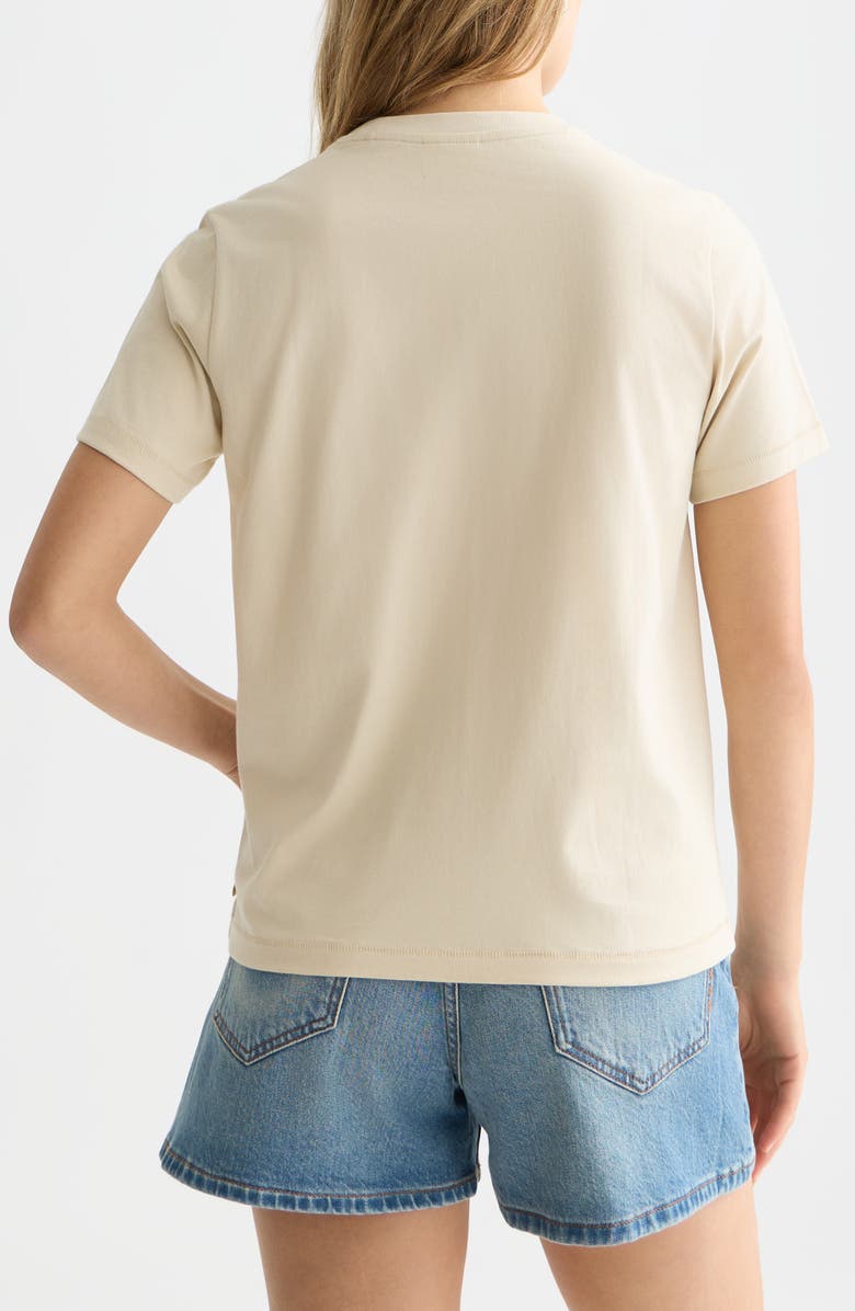 Scotch & Soda Embroidered Artwork Cotton Graphic T-Shirt, Alternate, color, Fog