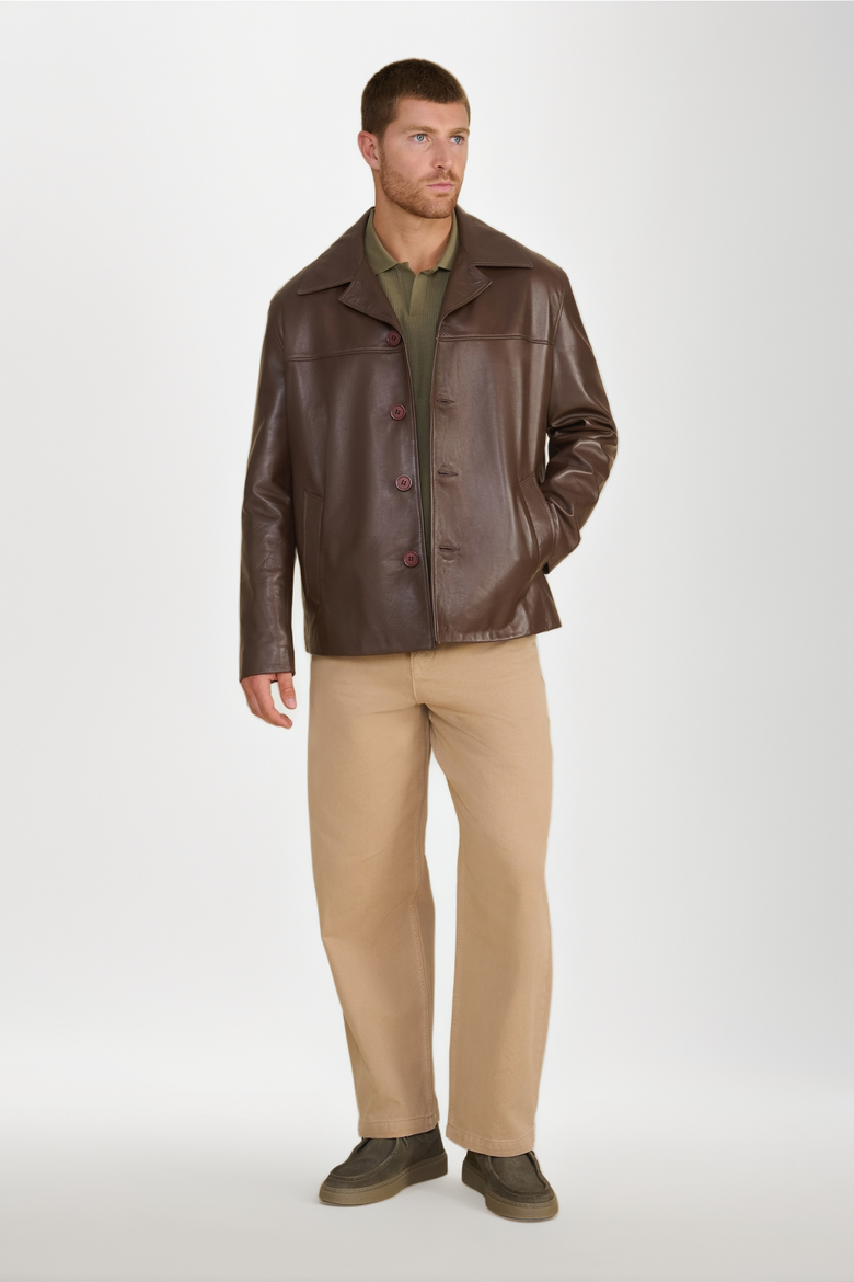 Axel Relaxed Blazer, Alternate, color, Brown