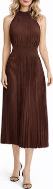 Marina Pleated Midi Dress