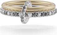 Spinelli Kilcollin Astrid Gris Diamond Linked Stack Ring