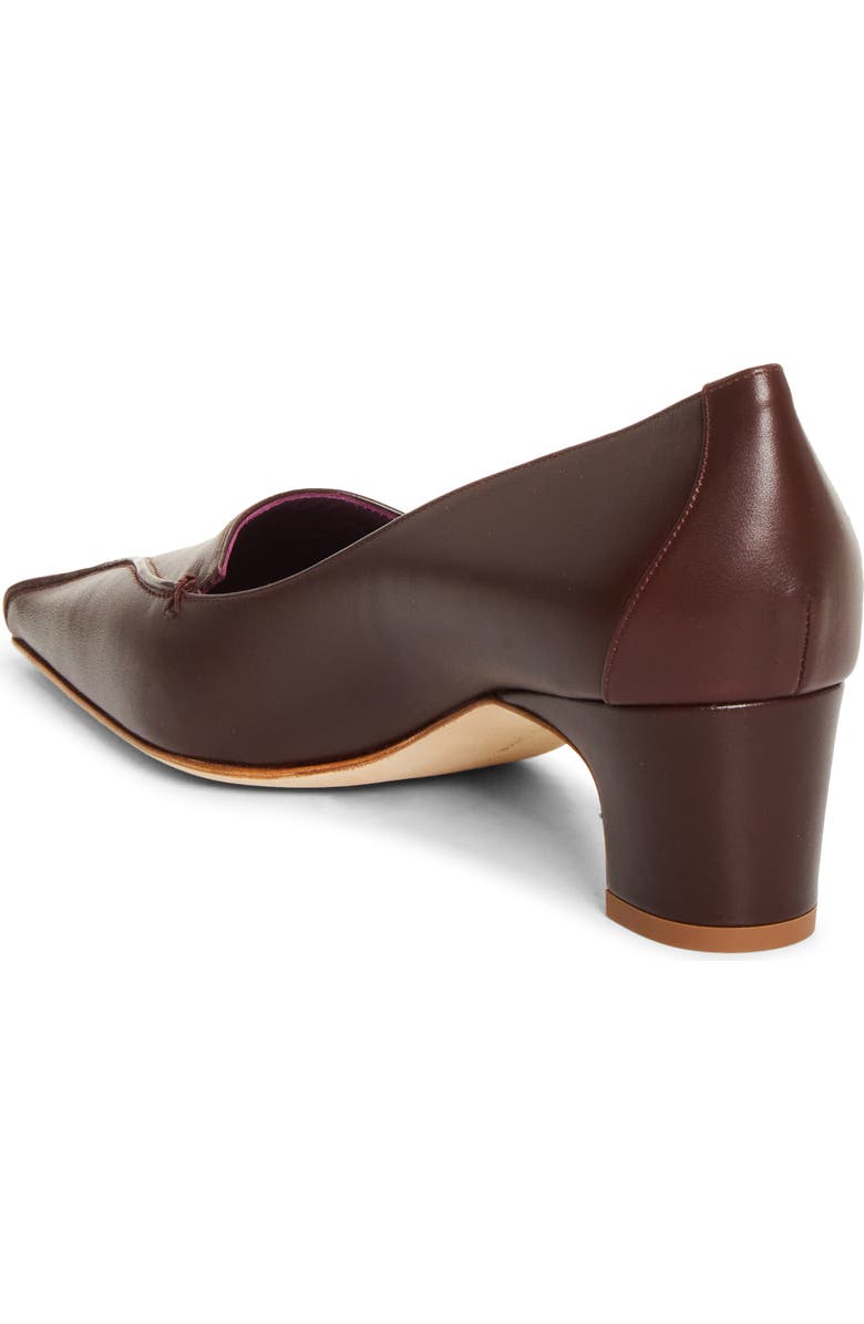 Manolo Blahnik Cleofelo Loafer Pump, Alternate, color, Dred 6025