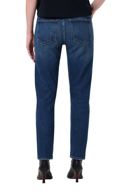 Agolde Cocktail Ankle Slim Straight Leg Jeans In Blue