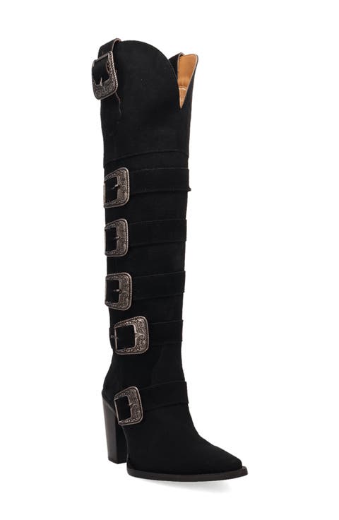 Bucked Off Leopard Print Leather Western Boot
