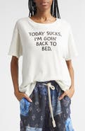 R13 Today Sucks Cotton & Cashmere Graphic T-Shirt