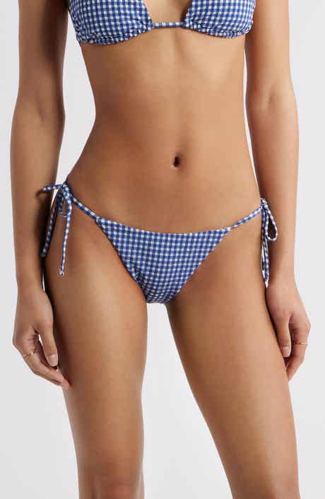BP. Gingham Seersucker Bikini Bottoms