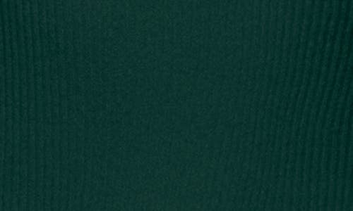 Vero Moda Kara Contrast Piping Long Sleeve Top In Green