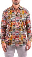 Maceoo Fibonacci Resistance Contemporary Fit Button-Up Shirt