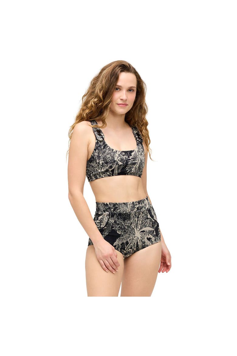 Georgia High Waist Bikini Bottom - Women's, Alternate, color, Madeira