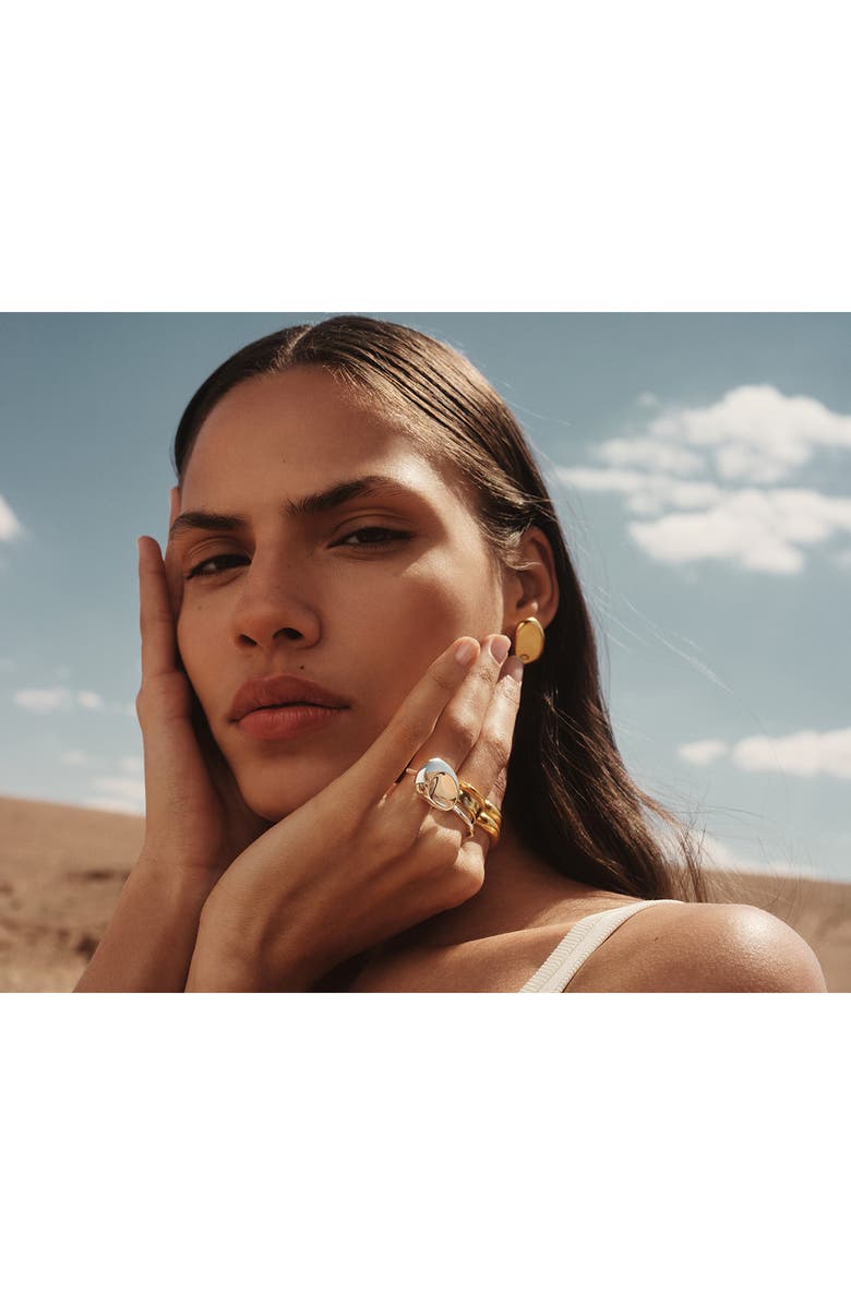 Monica Vinader Aria Stacking Ring, Alternate, color, 18K Gold Vermeil