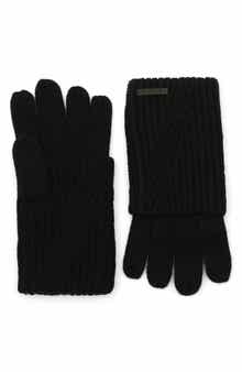AllSaints Traveling Foldable Cuff Knit Gloves