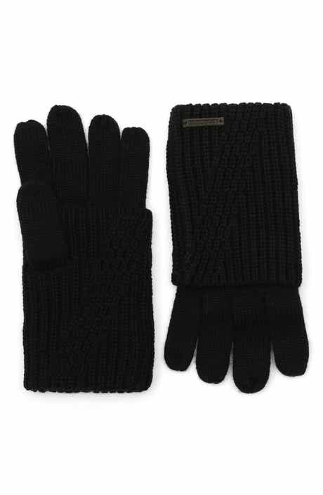 AllSaints Traveling Foldable Cuff Knit Gloves
