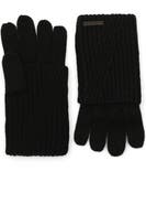 AllSaints Traveling Foldable Cuff Knit Gloves