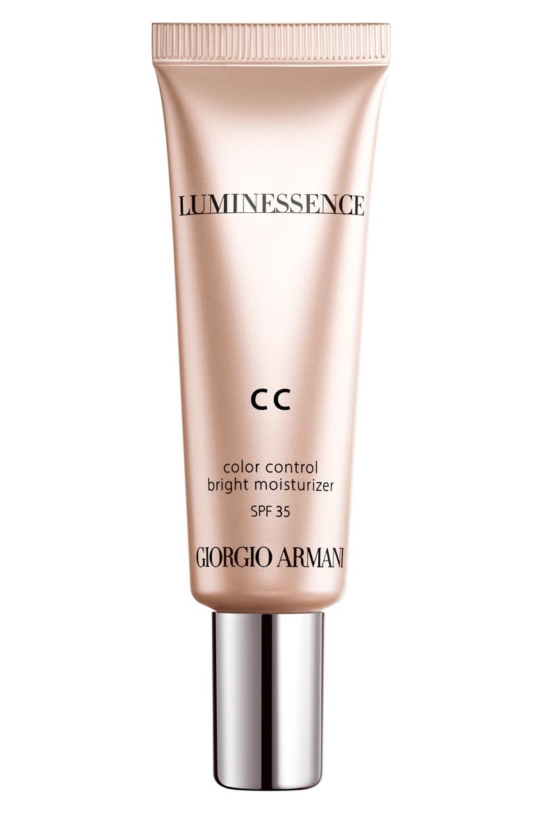 Giorgio Armani 'Luminessence CC' Color Control Bright Moisturizer SPF 35, Main, color, 01