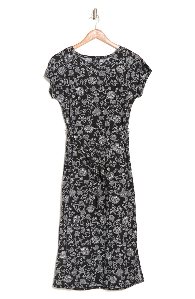 Bobeau Dolman Sleeve Midi Dress, Alternate, color,