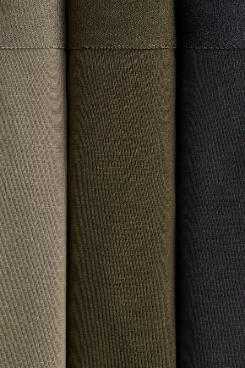 5-pack Mid Trunks With Lycra®, Alternate, color, Dark khaki green