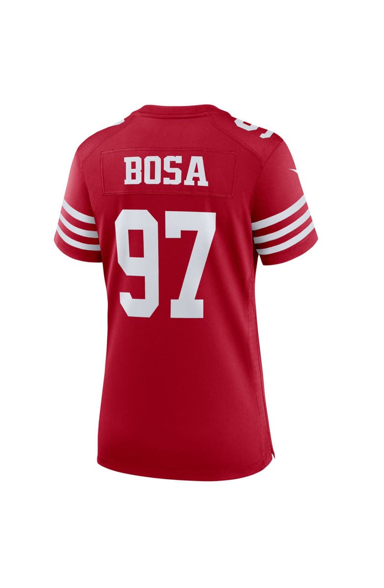 Nike Women's Nike Nick Bosa Scarlet San Francisco 49ers Player Jersey, Alternate, color,
