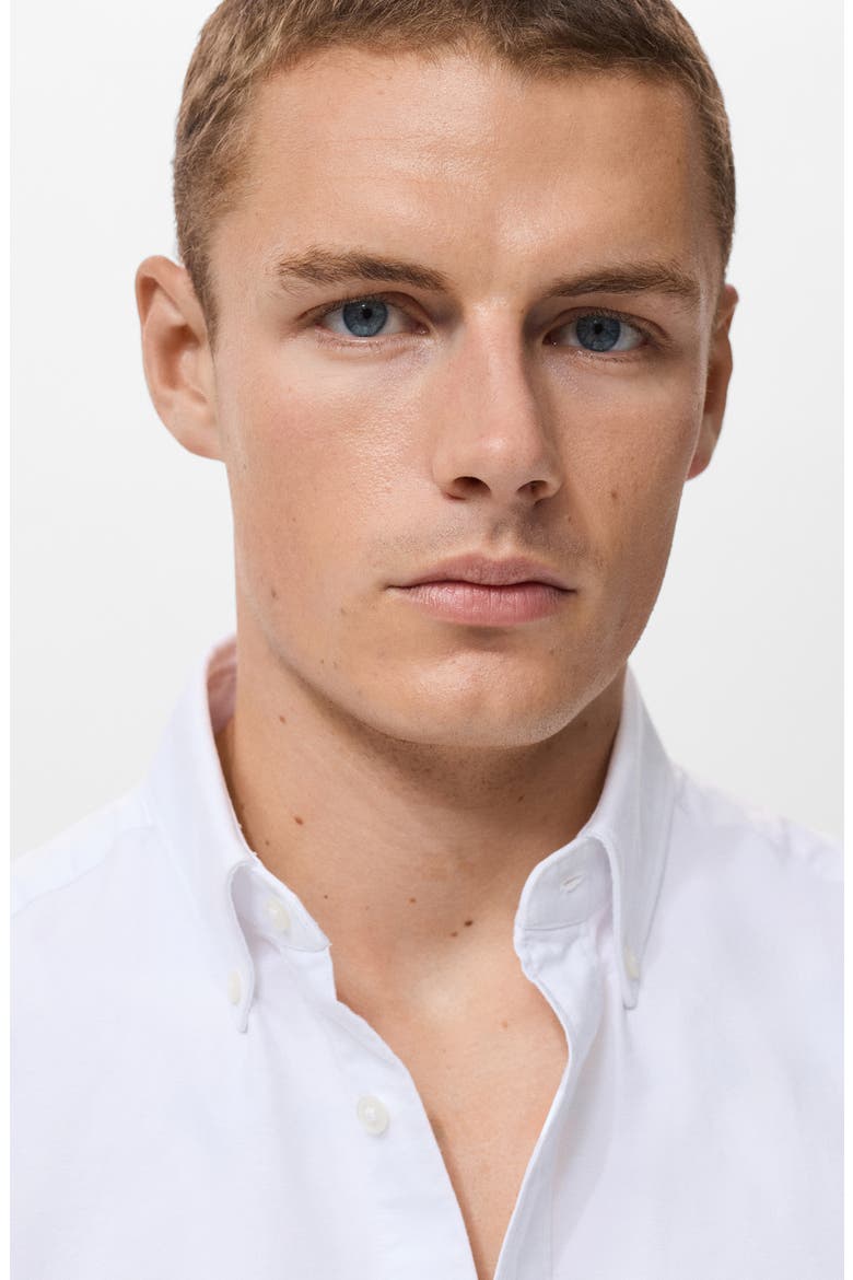 Regular Fit Oxford Button-Down Shirt, Alternate, color, WHITE