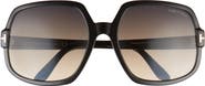 TOM FORD Delphine 60mm Gradient Sunglasses