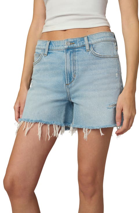 The Ozzie Cutoff Denim Shorts (Becoming)